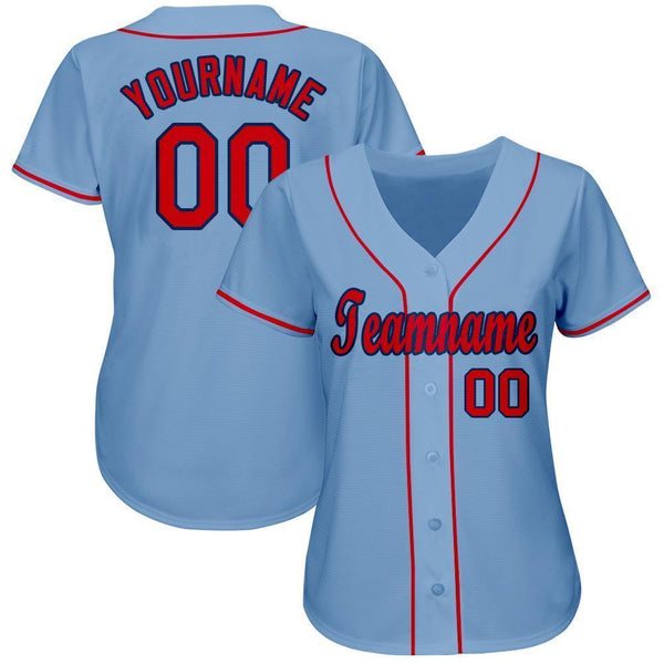 Custom Royal White-Red Baseball Jersey – FanCustom