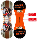 Personalized Orange Happy Halloween Pumpkin Ghost Photo Baseballs