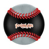 Personalized Black Happy Halloween Pumpkin Ghost Bat Photo Baseballs