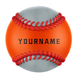 Personalized Orange Happy Halloween Pumpkin Skull Photo Baseballs