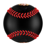 Personalized Black Happy Halloween Pumpkin Photo Baseballs