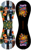 Personalized Black Happy Halloween Pumpkin Photo Baseballs