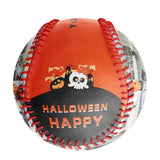 Personalized Orange Happy Halloween Pumpkin Ghost Photo Baseballs