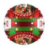 Personalized Christmas Santa Claus Photo Baseballs