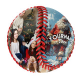 Personalized Christmas Santa Claus Photo Baseballs