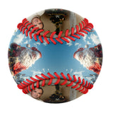 Personalized Christmas Santa Claus Photo Baseballs