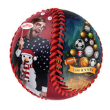 Personalized Christmas Tree Baseball Football Basketball Soccer Billiards Photo Baseballs