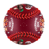 Personalized Christmas Santa Claus Elk Snowflakes Photo Baseballs