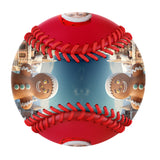 Personalized Christmas Ginerbread Snow Photo Baseballs