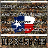 Custom Stitched Camo Black-White 3D Texas Flag And Hunting Sports Pullover Sweatshirt Hoodie