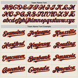 Custom Cream (Navy Orange Pinstripe) Navy-Orange Authentic Baseball Jersey