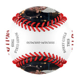 Sorry Girls This Baller Personalized Anniversary Name Date Photo White Baseballs