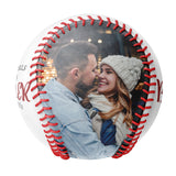 Sorry Girls This Baller Personalized Anniversary Name Date Photo White Baseballs