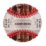 You're Such A Catch Personalized Anniversary Name Date Photo Baseballs