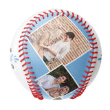 The World's Greatest Husband Personalized Anniversary Name Date Photo White Baseballs