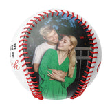 You Are Such A Catch Personalized Anniversary Name Date Photo White Baseballs