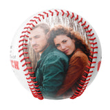 You Are Best Catch With Love Personalized Anniversary Name Date Photo White Baseballs