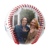 You Are An All Star Personalized Anniversary Name Date Photo White Baseballs