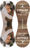 Love You To The Outfiels And Back Personalized Anniversary Name Date Photo Baseballs