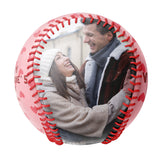 Happy Valentine's Day Personalized Anniversary Name Date Photo Baseballs