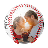 You Are My Favorite Catch Personalized Anniversary Name Date Photo White Baseballs