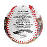 Personalized To My Son Name Baseballs