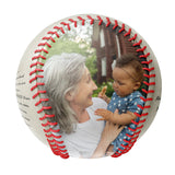 Personalized To My Grandson Name Baseballs