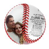 Personalized To My Husband Name Baseballs