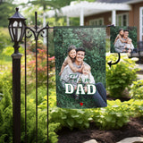 Personalized Team Dad Photo Garden Flag